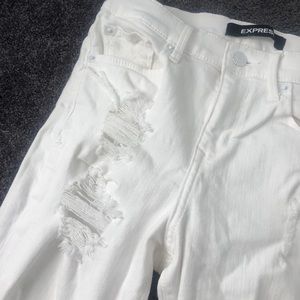 White Denim Jeans Express